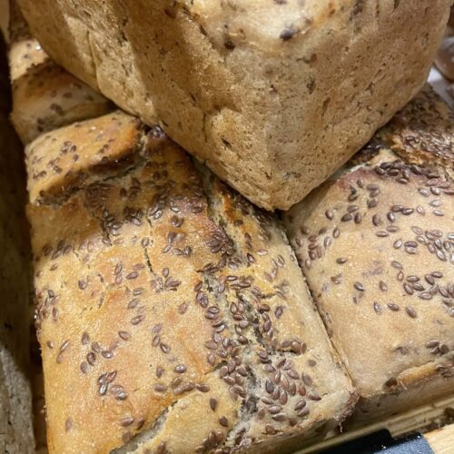 Seeded Rye Sourdough Bread-Flax